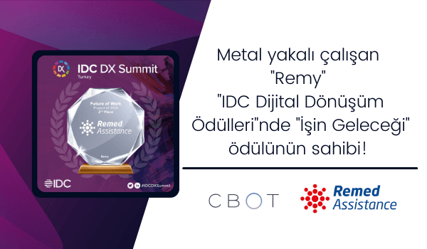 Remy, “lDC Dijital Dönüşüm 2021” Ödüllerinde “İşin Geleceği (Future of Work)” Ödülü Aldı!