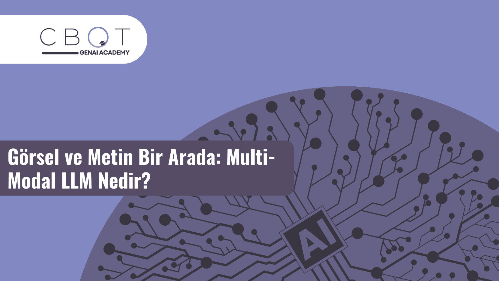 Görsel ve Metin Bir Arada: Multi-Modal LLM Nedir?