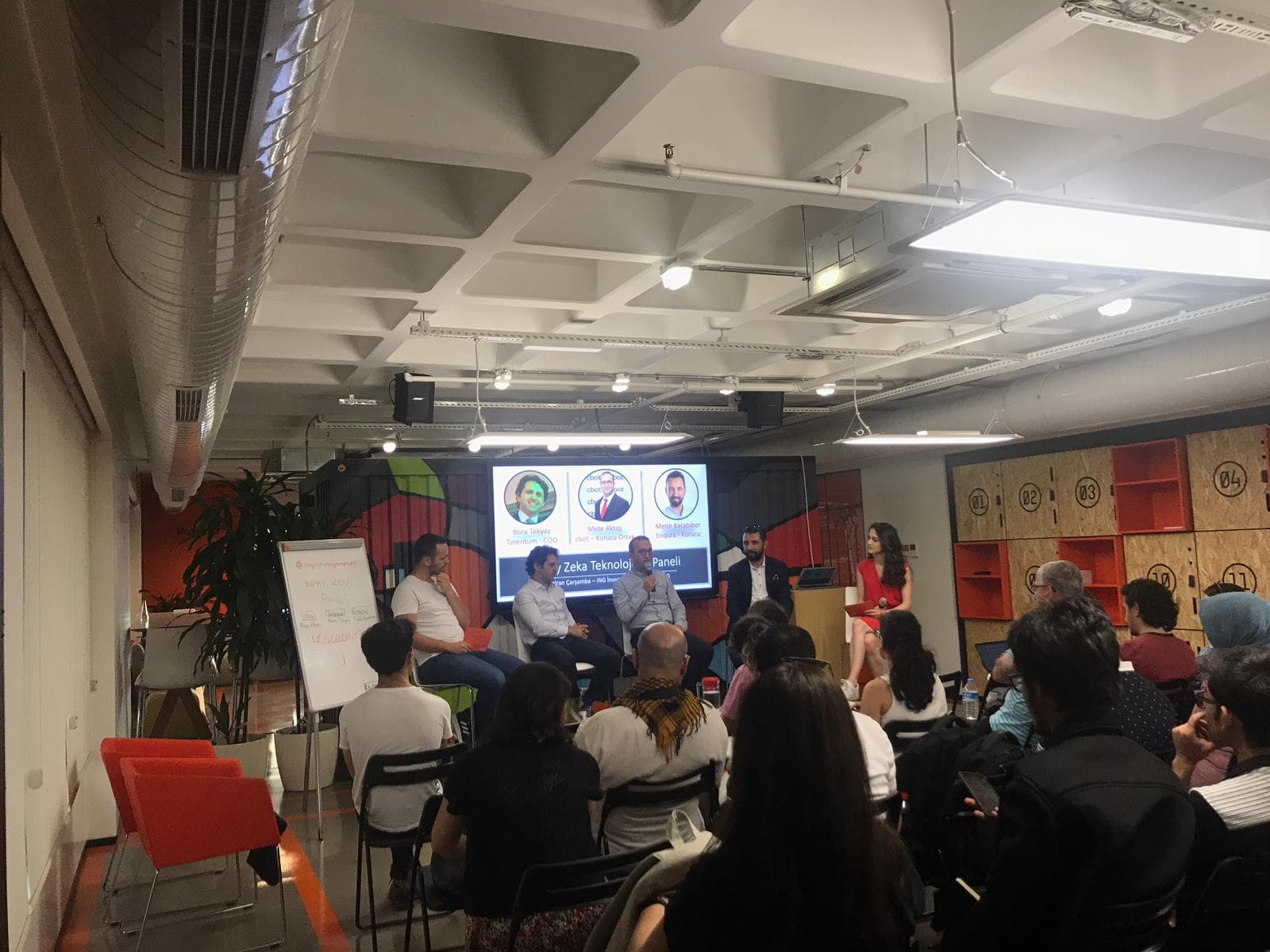 Cbot spoke at the panel organized by ING Innovation Center