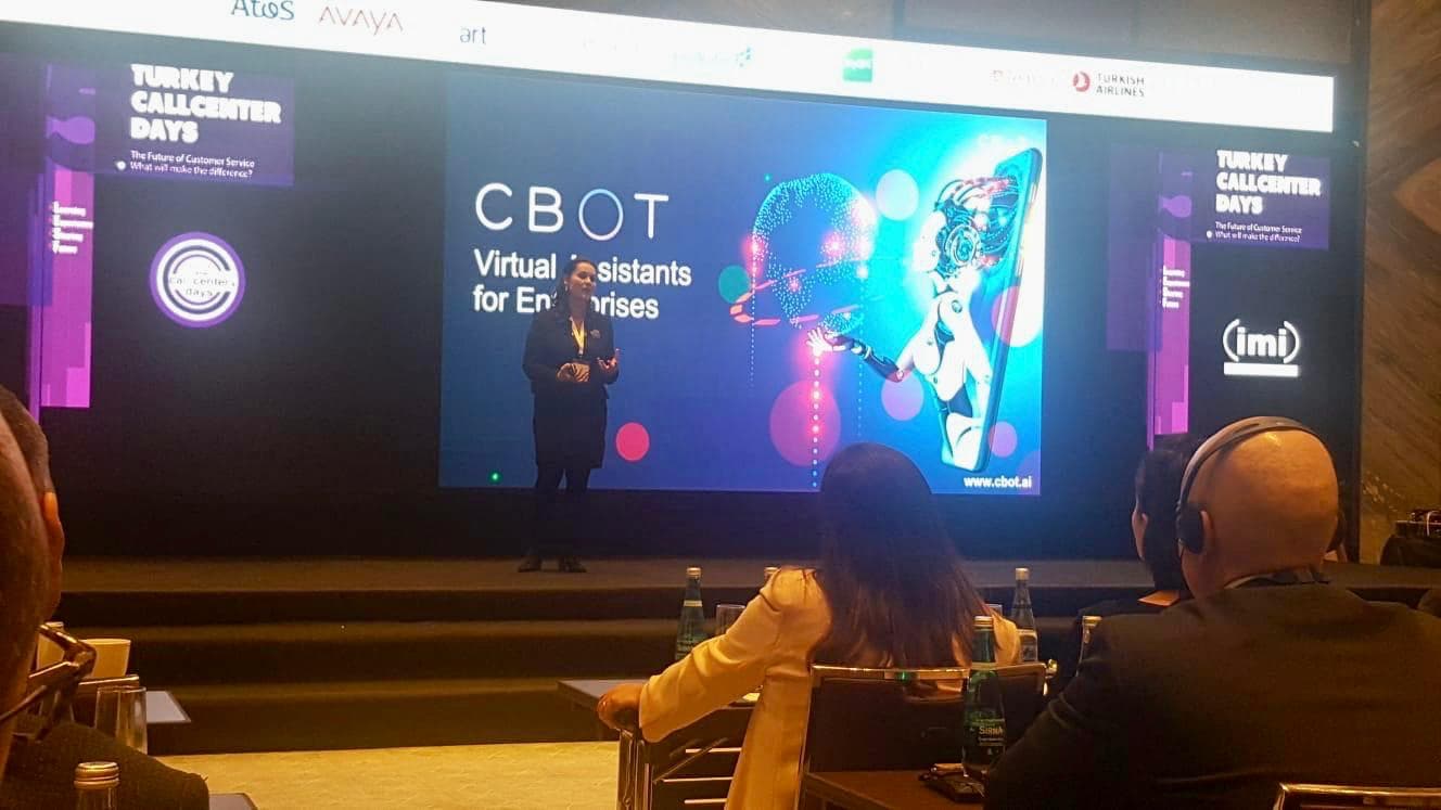 CBOT was on the stage at Turkey Call Center Days’19