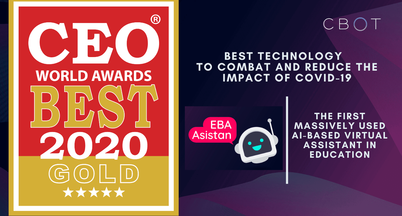 CBOT gained the Gold Prix at 8th World CEO Awards 2020