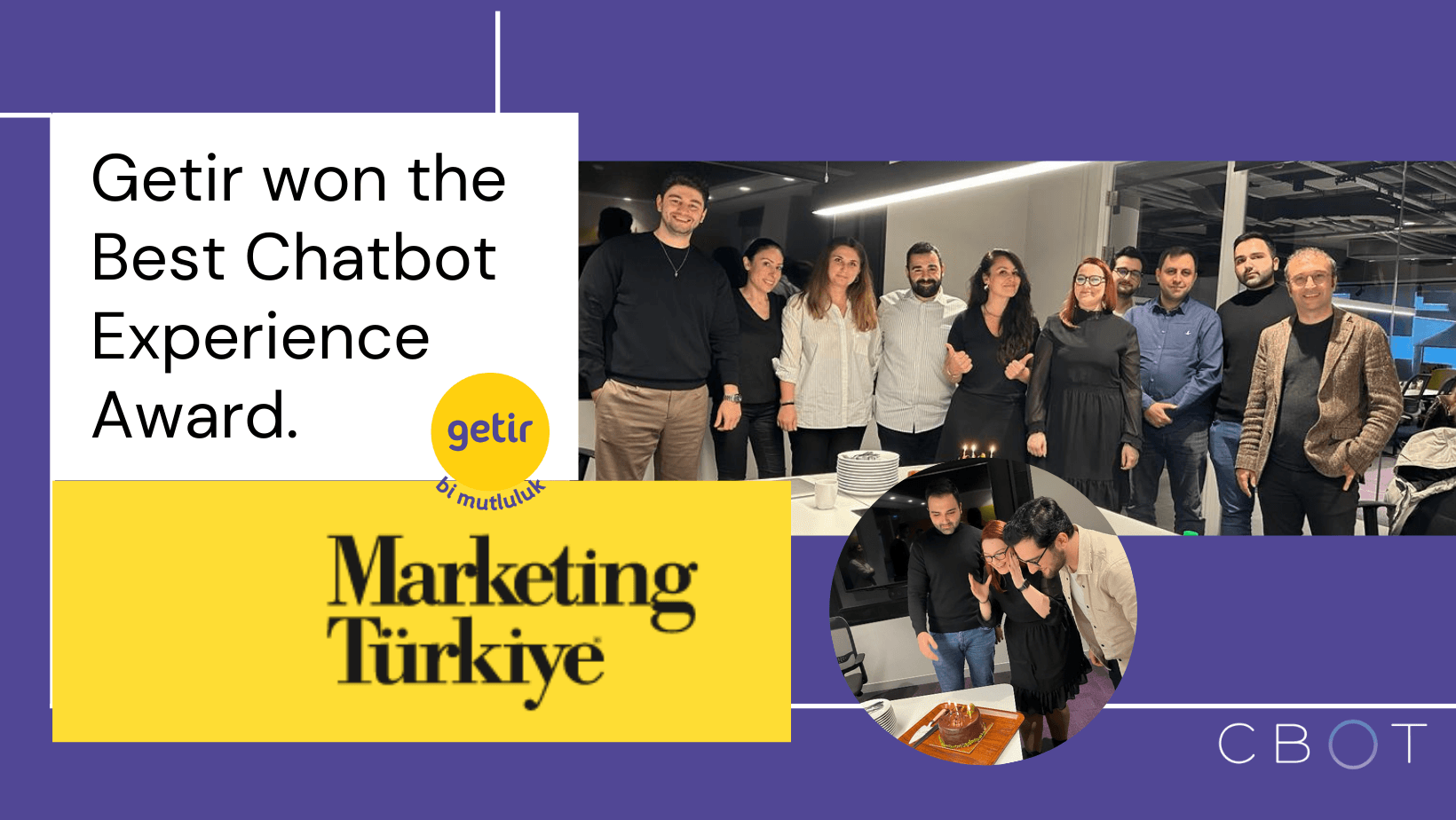 Getir Support won the Best Virtual Assistant / Chatbot Experience award at the Alfa Awards 2023