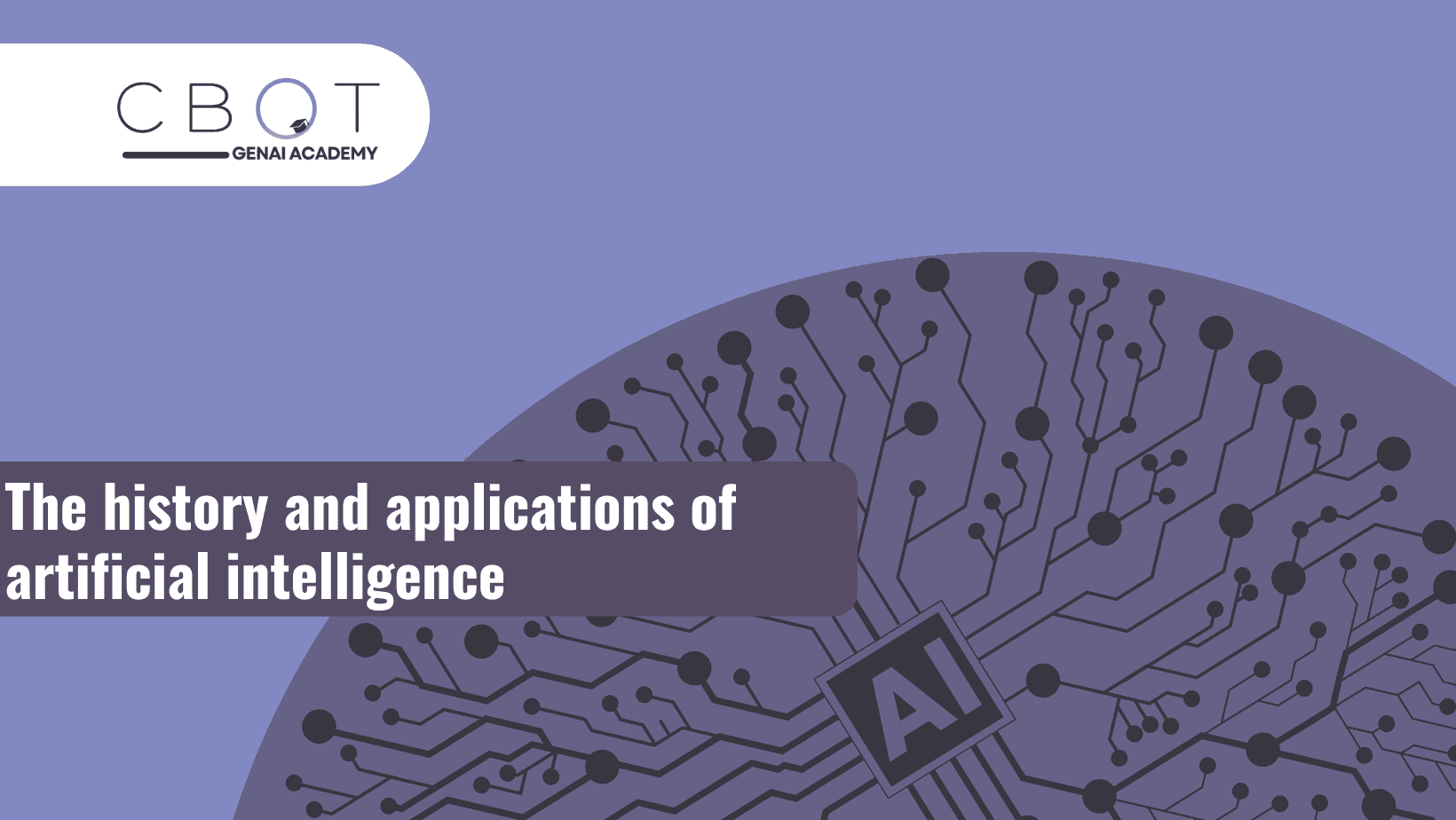 The History and Applications of Artificial Intelligence