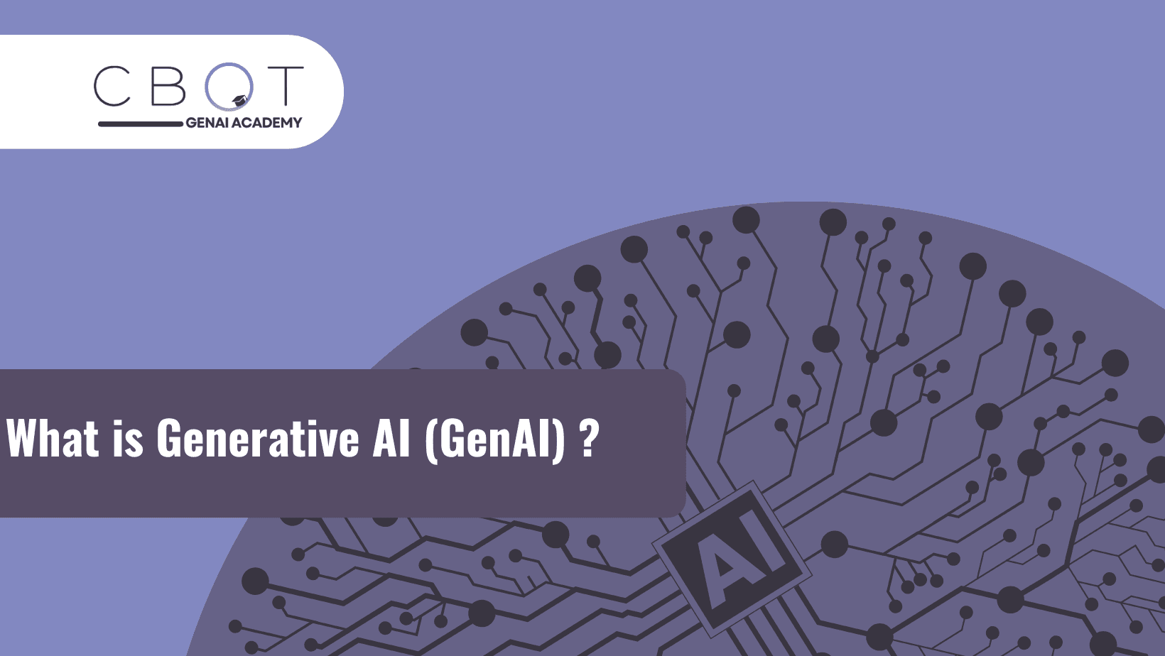 What is Generative AI?