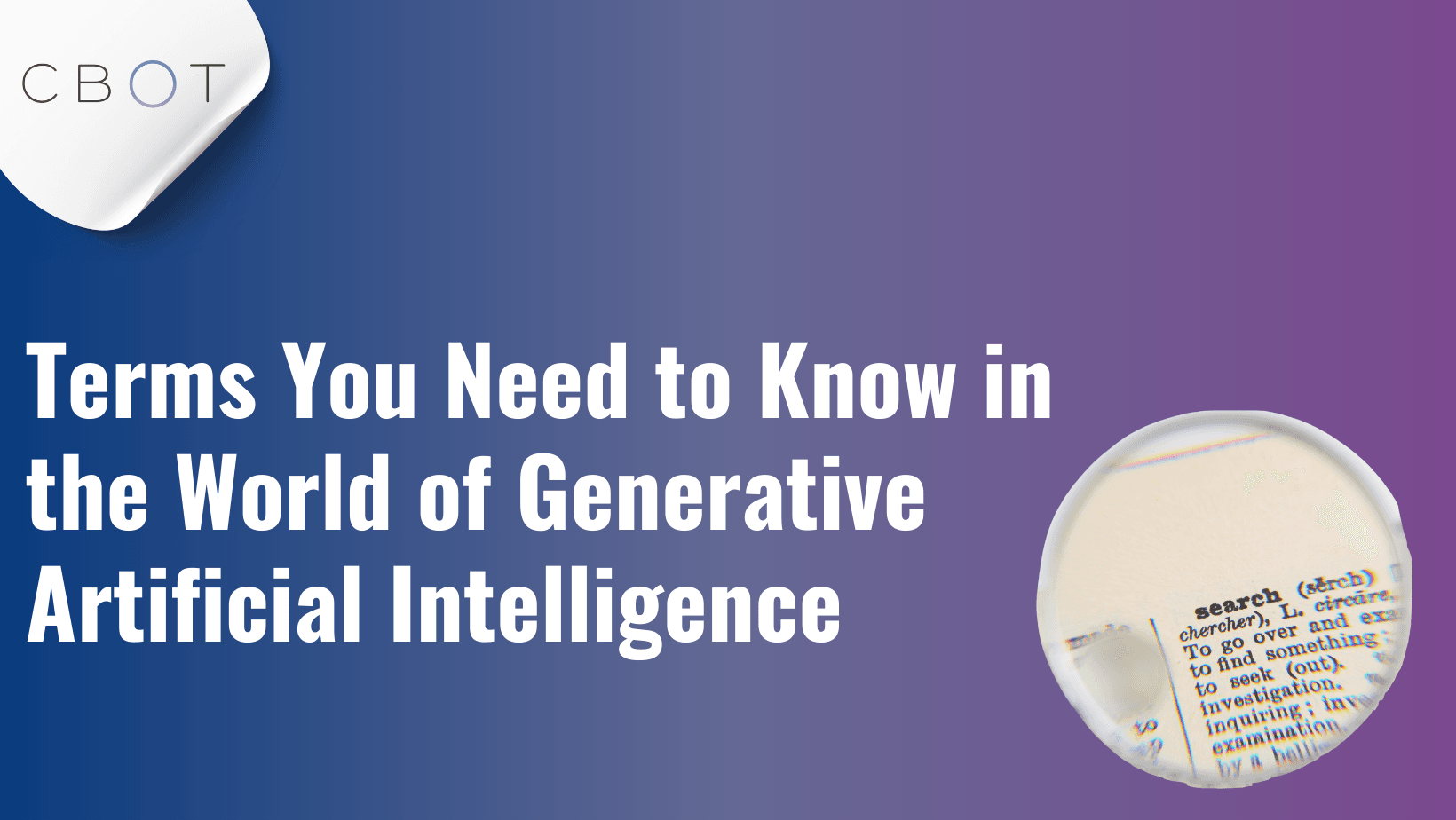 Terms You Should Know in the World of Generative Artificial Intelligence