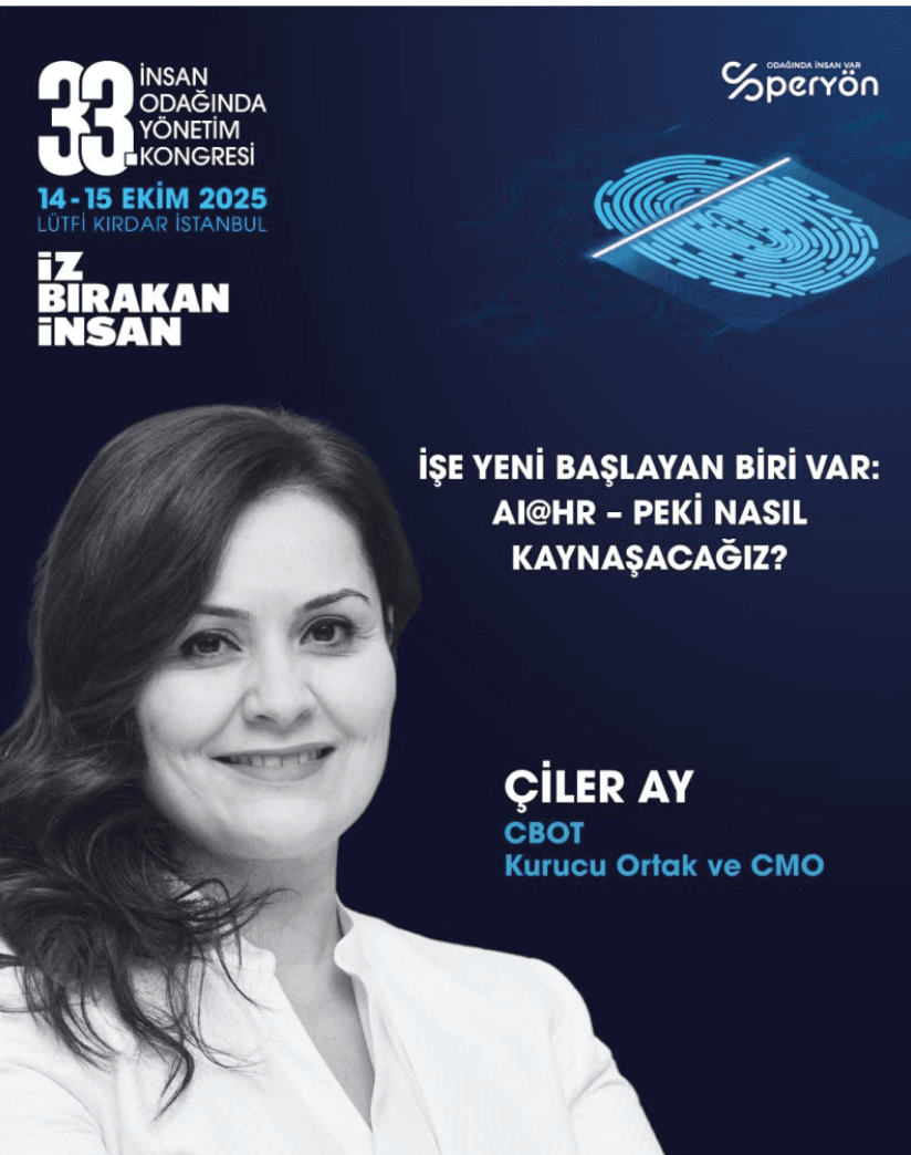 CBOT's CMO Çiler Ay on stage at Europe's largest Human Resources congress PERYÖN Human Management Congress!