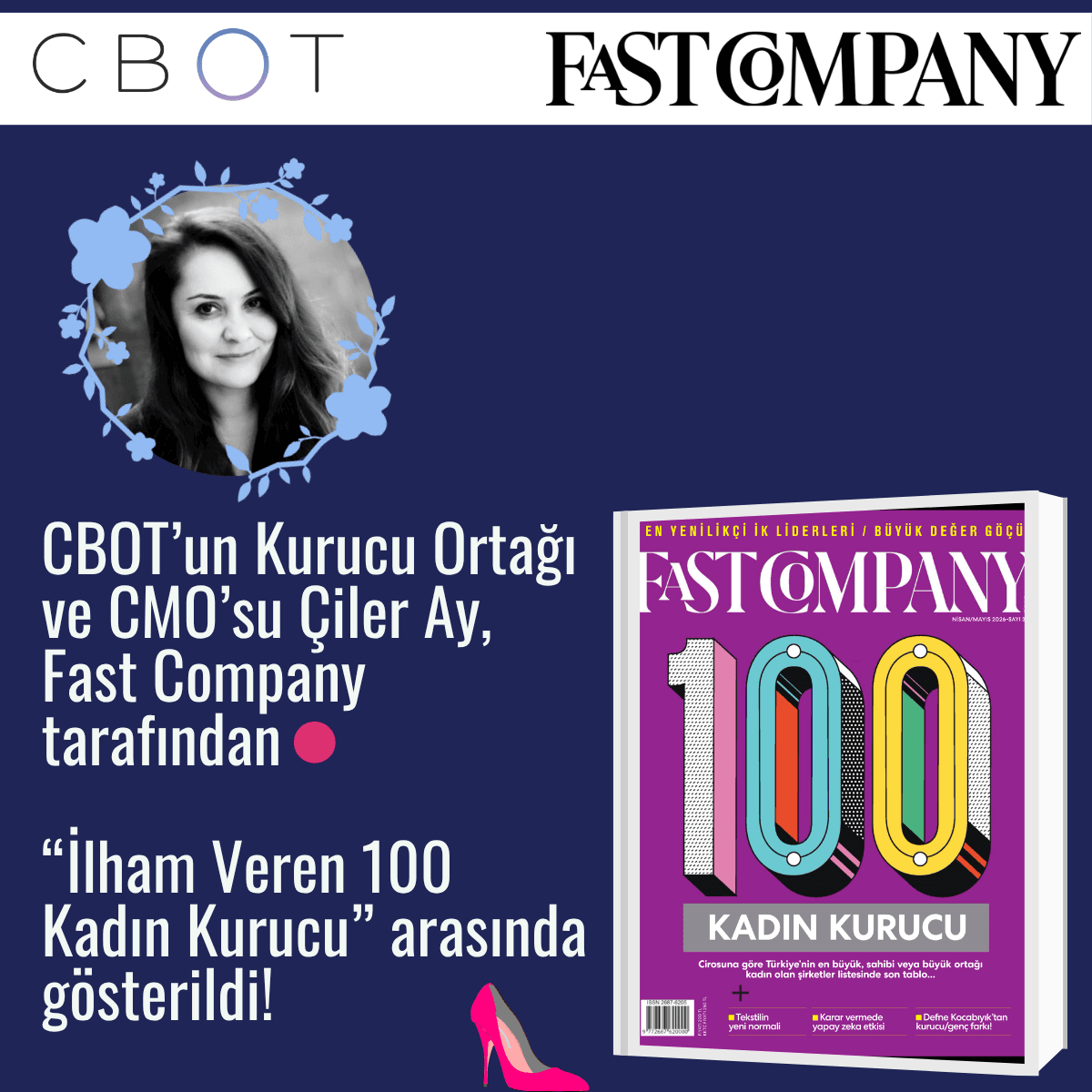 Çiler Ay Featured in Fast Company's '100 Most Influential Digital Leaders in Turkey' List