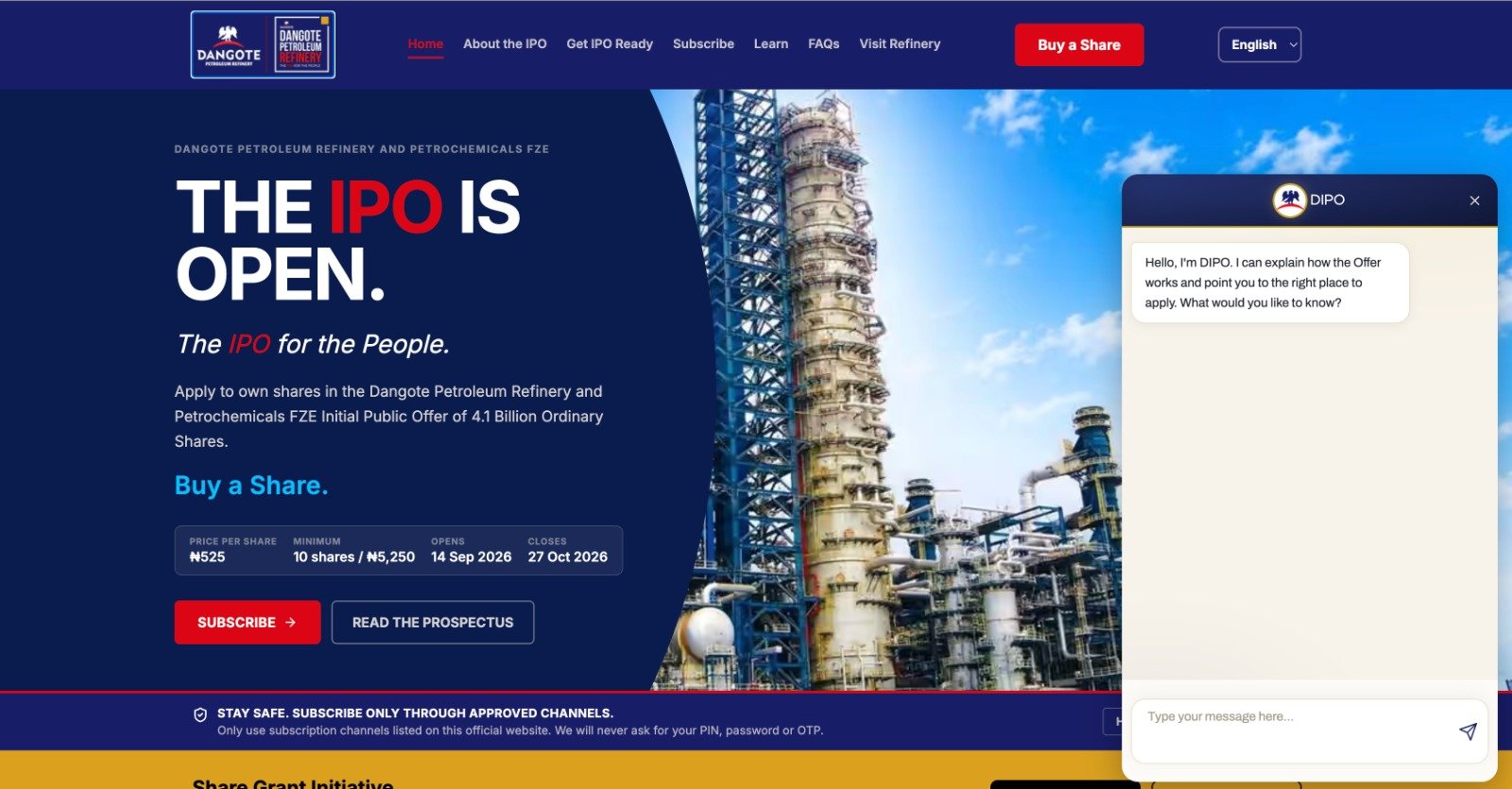 Dangote Petroleum Refinery